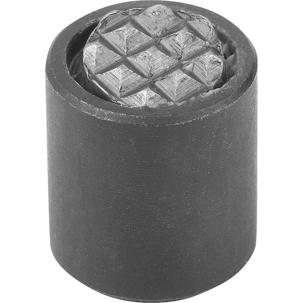 Self-Aligning Pads W O-Ring M04, D1=10, Dk=7, Form:F, Carbon Steel, Comp:Tool